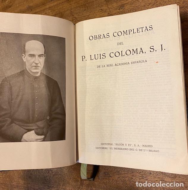 Libros: OBRAS COMPLETAS. - COLOMA, Lu&iacute;s. - Foto 1