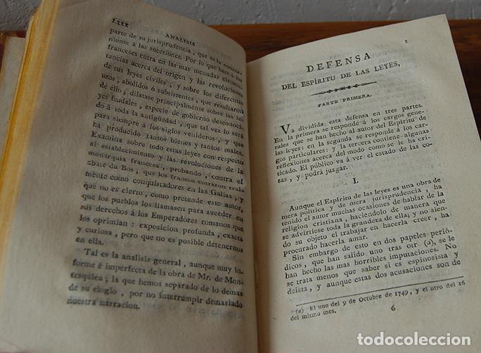 Libros: DEL ESP&Iacute;RITU DE LAS LEYES. Tomo I - DE MONTESQUIEU - Foto 4