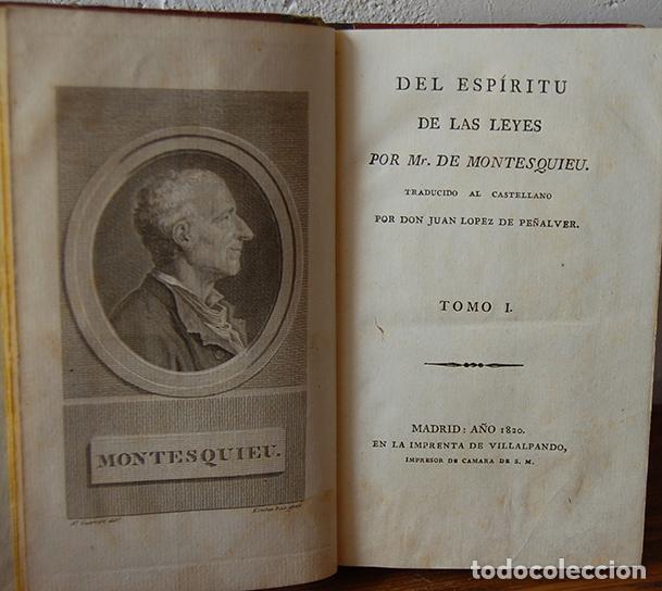 Libros: DEL ESP&Iacute;RITU DE LAS LEYES. Tomo I - DE MONTESQUIEU - Foto 1