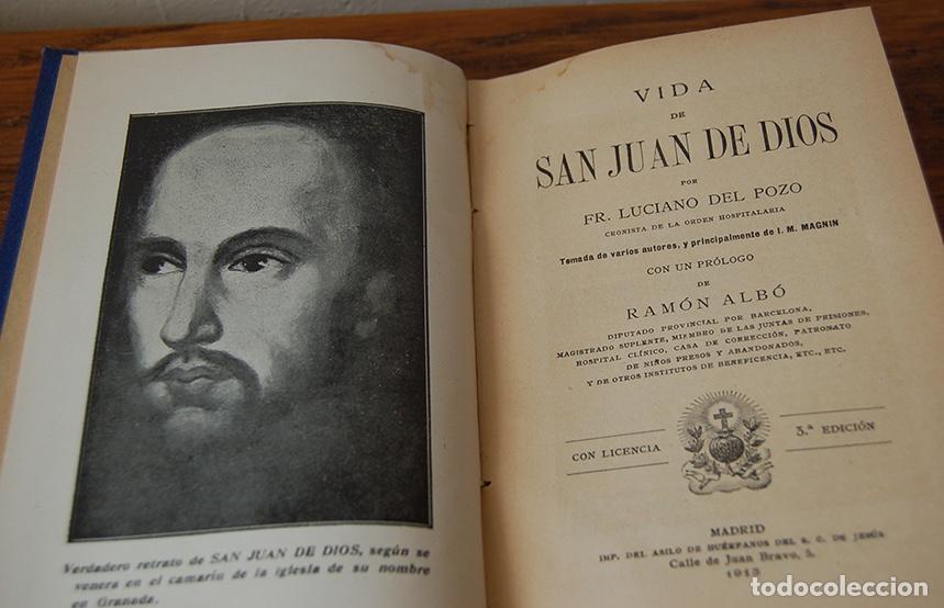 Libros: VIDA DE SAN JUAN DE DIOS - FR. LUCIANO DEL POZO - Foto 2