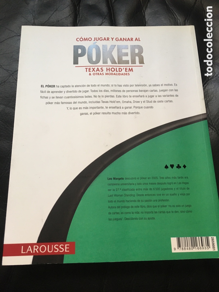 Libros: Como jugar y ganar al p&oacute;quer Texas Hold-Em y Otras modalidades - Leo Margets - Foto 2
