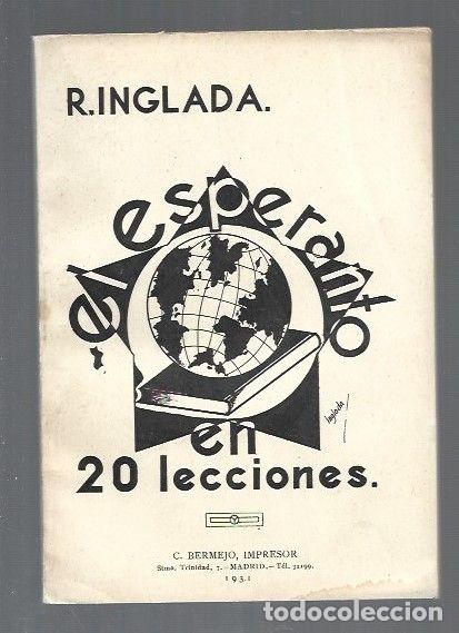 Libros: ESPERANTO EN 20 LECCIONES - EL - R. INGLADA - Foto 1