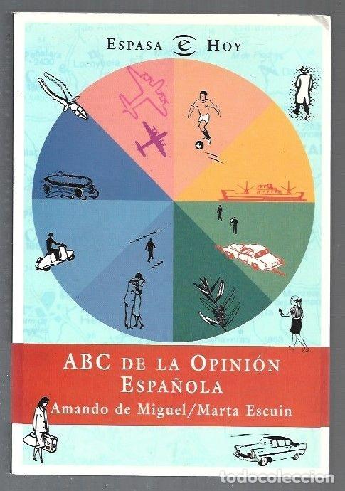 Libros: ABC DE LA OPINION ESPA&Ntilde;OLA - MIGUEL, AMANDO DE Y MARTA ESCUIN - Foto 1