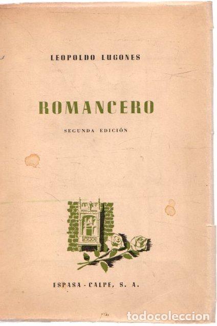 Libros: Romancero - Lugones, Leopoldo - Foto 1