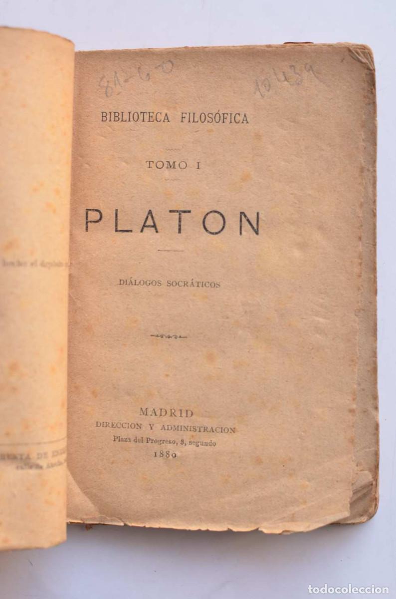 Libros: Di&aacute;logos socr&aacute;ticos. Tomo I - PLAT&Oacute;N - Foto 4