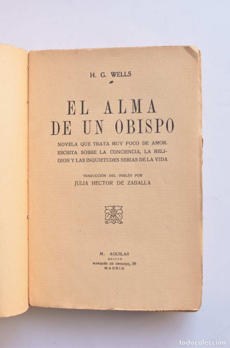 Libros: El alma de un obispo - WELLS, Herbert George - Foto 4