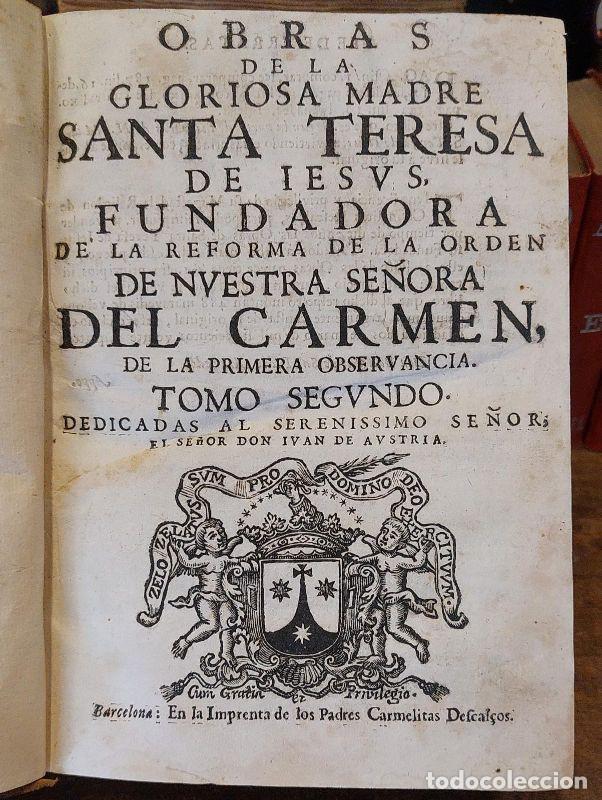 Libros: . - SANTA TERESA DE JES&Uacute;S. - Foto 2