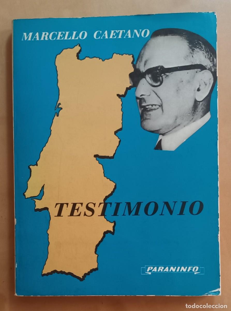 Libros: TESTIMONIO - MARCELINO CAETANO - PARANINFO - 1975 - Foto 1