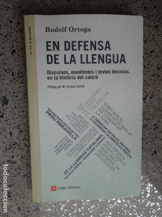 Libros: EN DEFENSA DE LA LENGUA - RUDOLF ORTEGA - ANGLE EDITORIAL 1&ordf; EDICI&Oacute;N 2016. - Foto 1