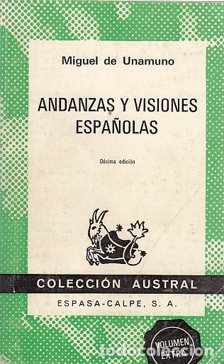 Libros: ANDANZAS Y VISIONES ESPA&Ntilde;OLAS - UNAMUNDO, MIGUEL DE - Foto 1