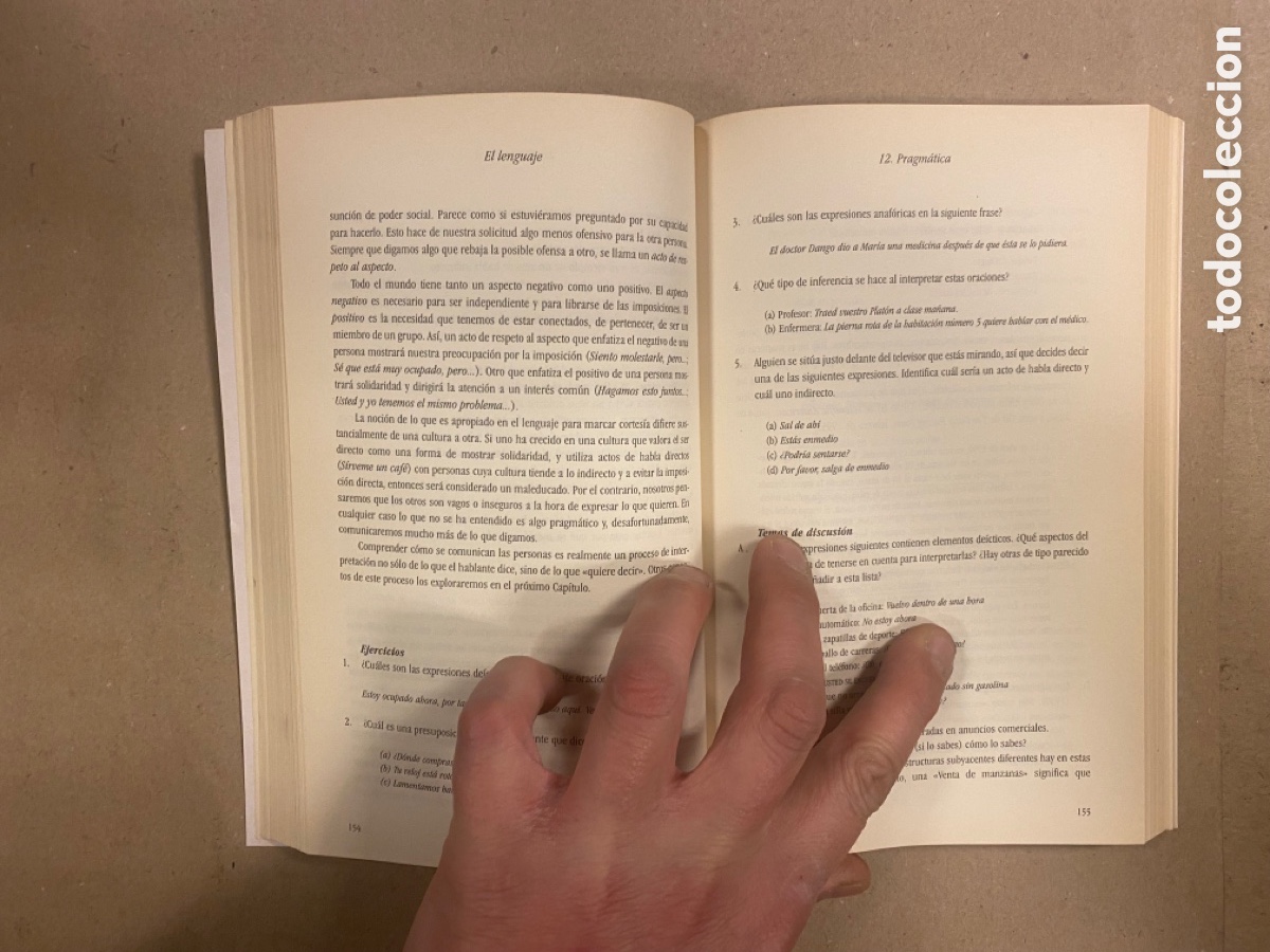 Libros: EL LENGUAJE. GEORGE YULE. CAMBRIDGE UNIVERSITY PRESS 1998. - Foto 4