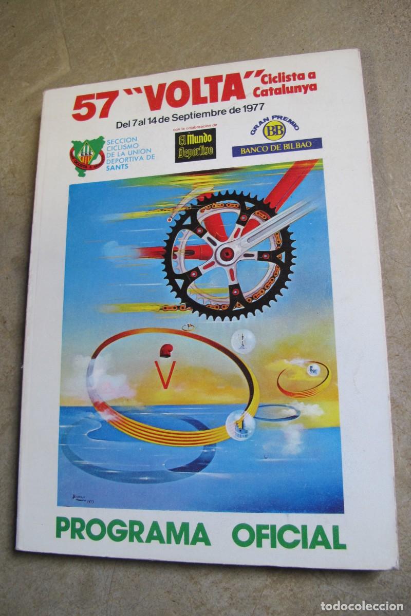Libros: 57 VOLTA CICLISTA A CATALUNYA PROGRAMA OFICIAL 1977