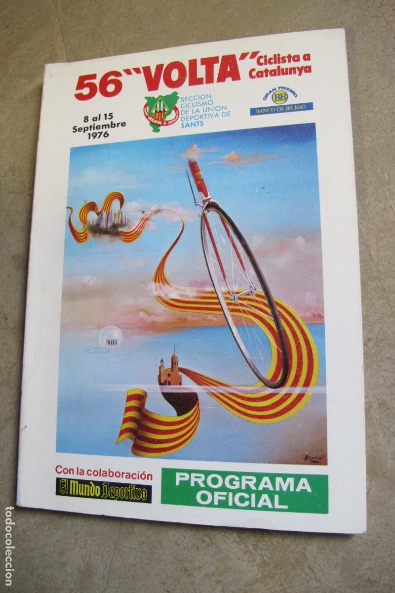 Libros: 56 VOLTA CICLISTA A CATALUNYA PROGRAMA OFICIAL 1976 - Foto 1