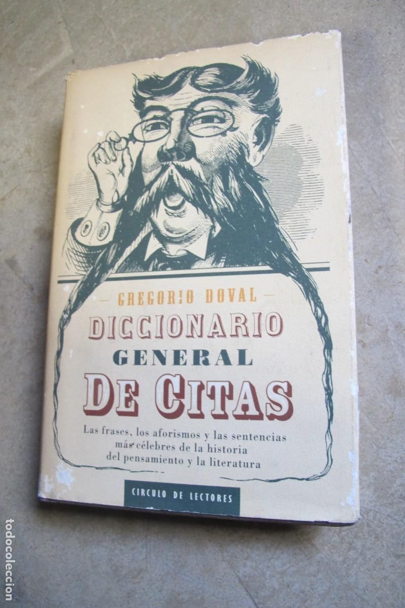 Libros: DICCIONARIO GENERAL DE CITAS. GREGORIO DOVAL - Foto 1
