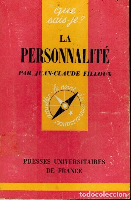 B&uuml;cher: LA PERSONNALIT&Eacute;