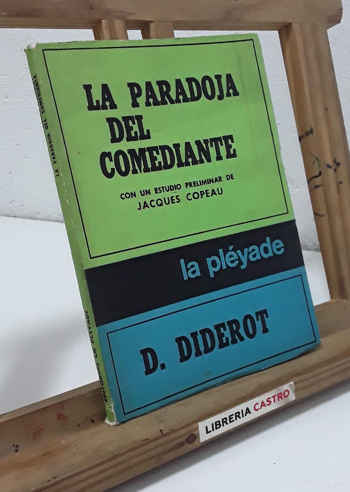 Libros: La paradoja del comediante - D. Diderot. - Foto 1