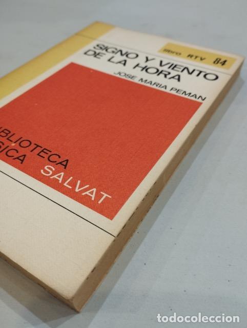 Libros: Jose M&ordf; Peman - Signo y viento de la hora - Foto 2