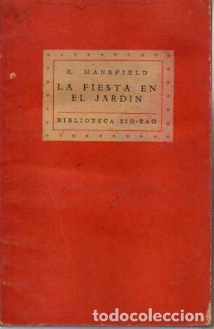 Libros: LA FIESTA EN EL JARDIN. - MANSFIELD, Katherine. - Foto 1