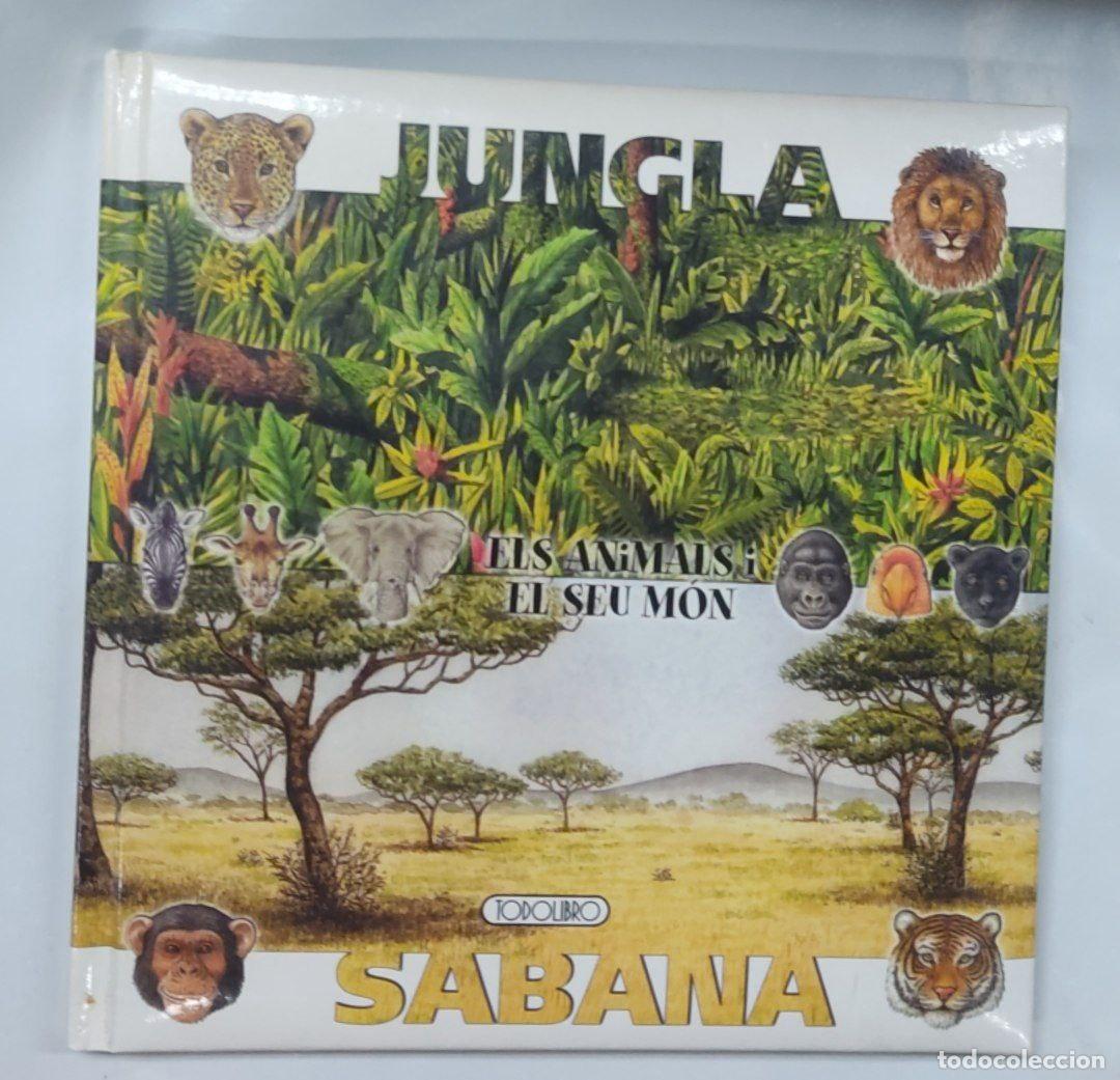 Libros: JUNGLA SABANA (ELS ANIMALS I EL SEU MON) - Foto 1