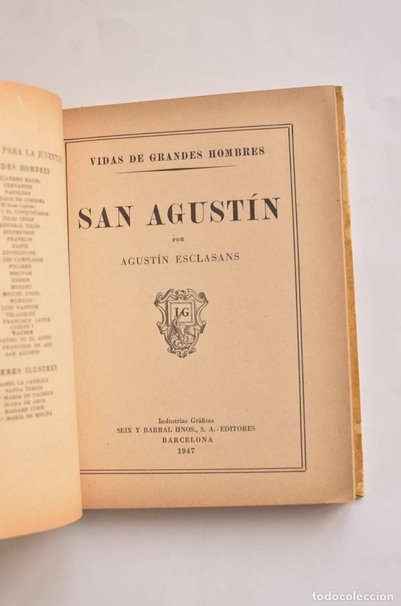 Libros: San Agust&iacute;n - ESCLASANS, Agust&iacute;n - Foto 2