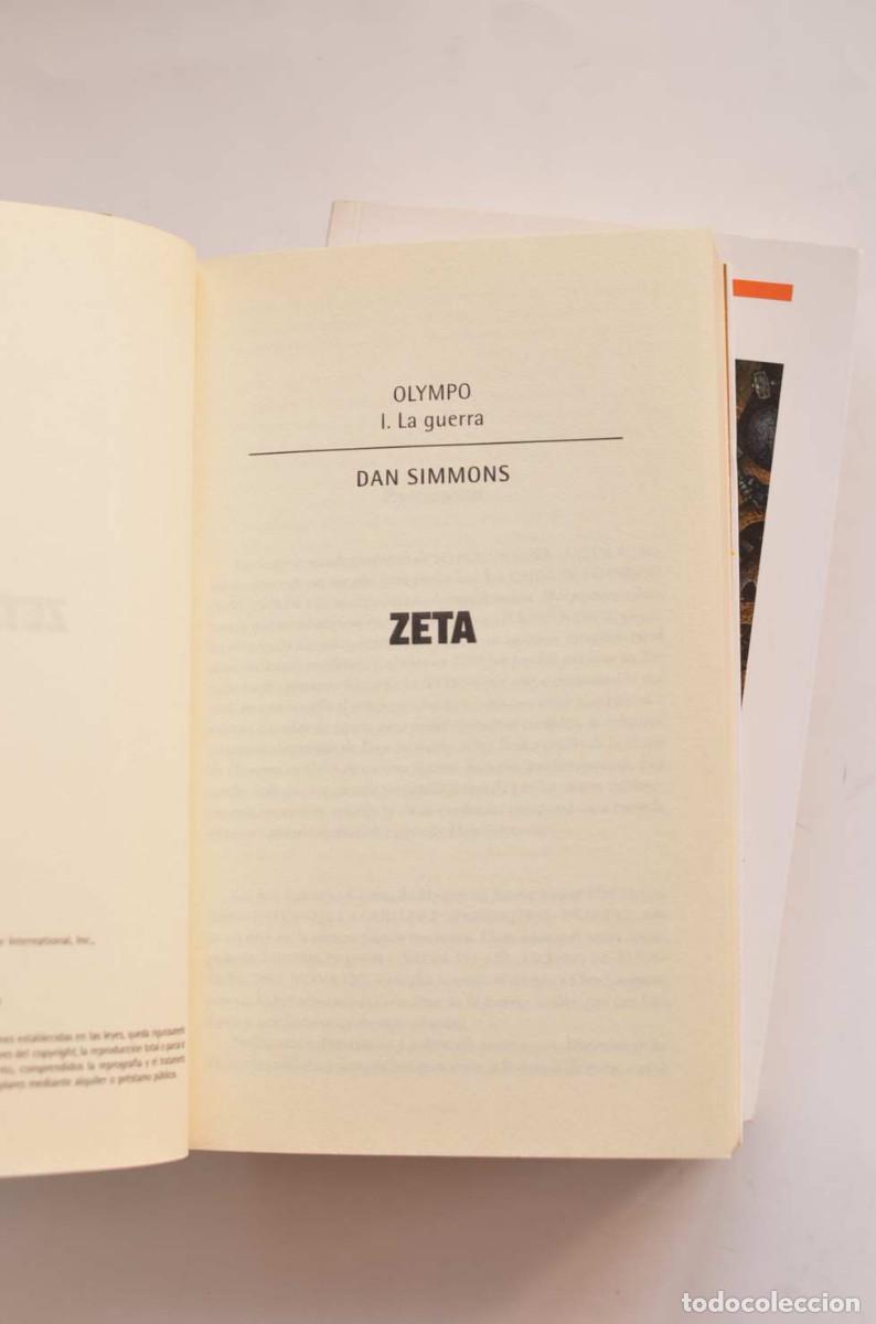 Libros: Olympo. I. La guerra y II. La Caida - SIMMONS, Dan - Foto 4