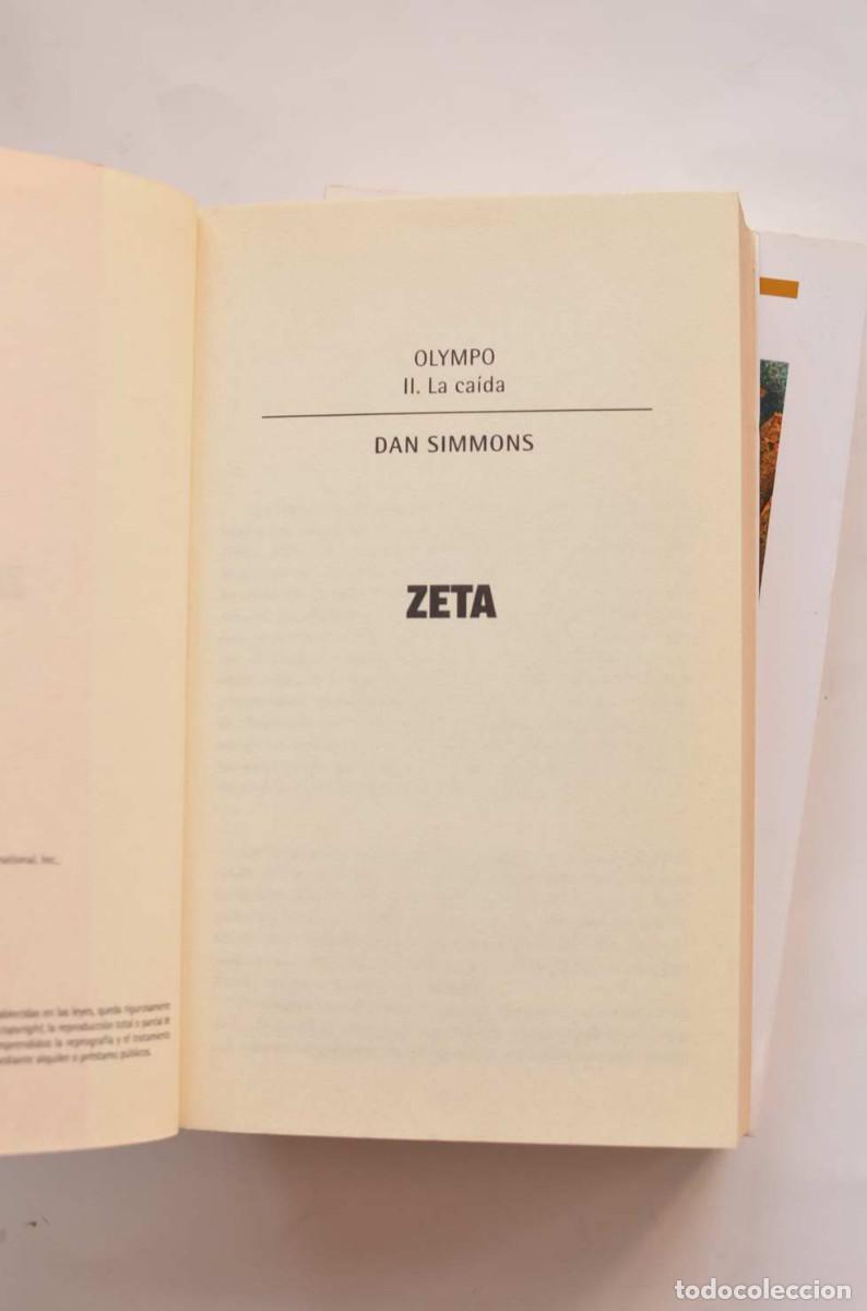 Libros: Olympo. I. La guerra y II. La Caida - SIMMONS, Dan - Foto 6