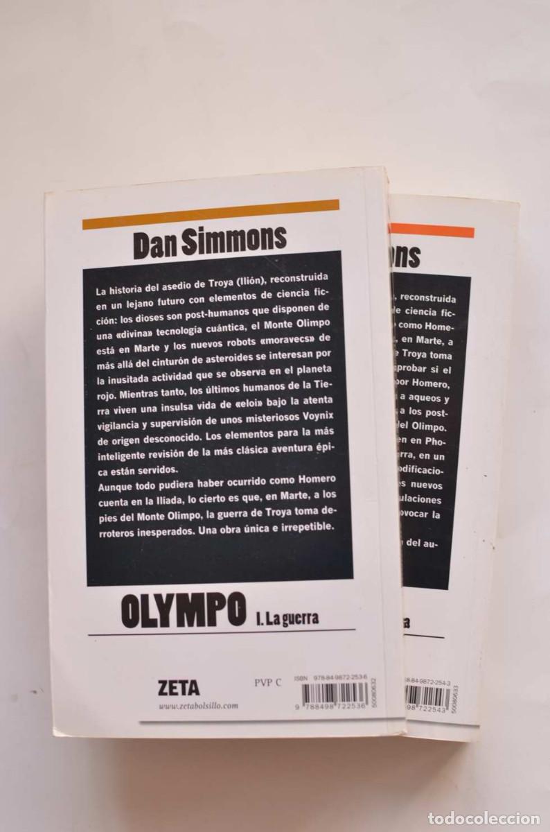 Libros: Olympo. I. La guerra y II. La Caida - SIMMONS, Dan - Foto 7