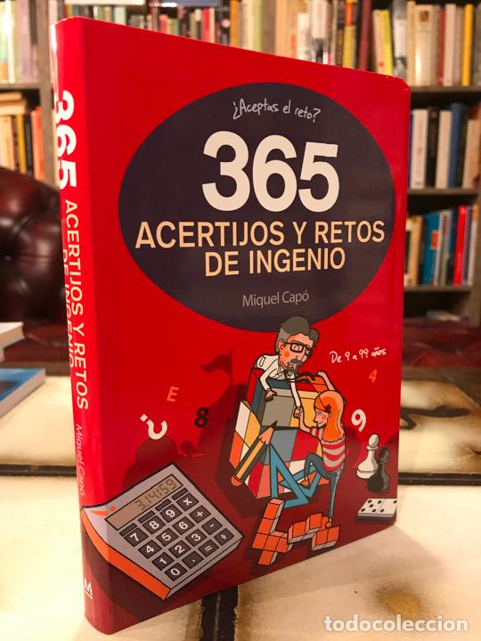 Libros: 365 Acertijos y retos de ingenio. Miquel Cap&oacute;. - Foto 1