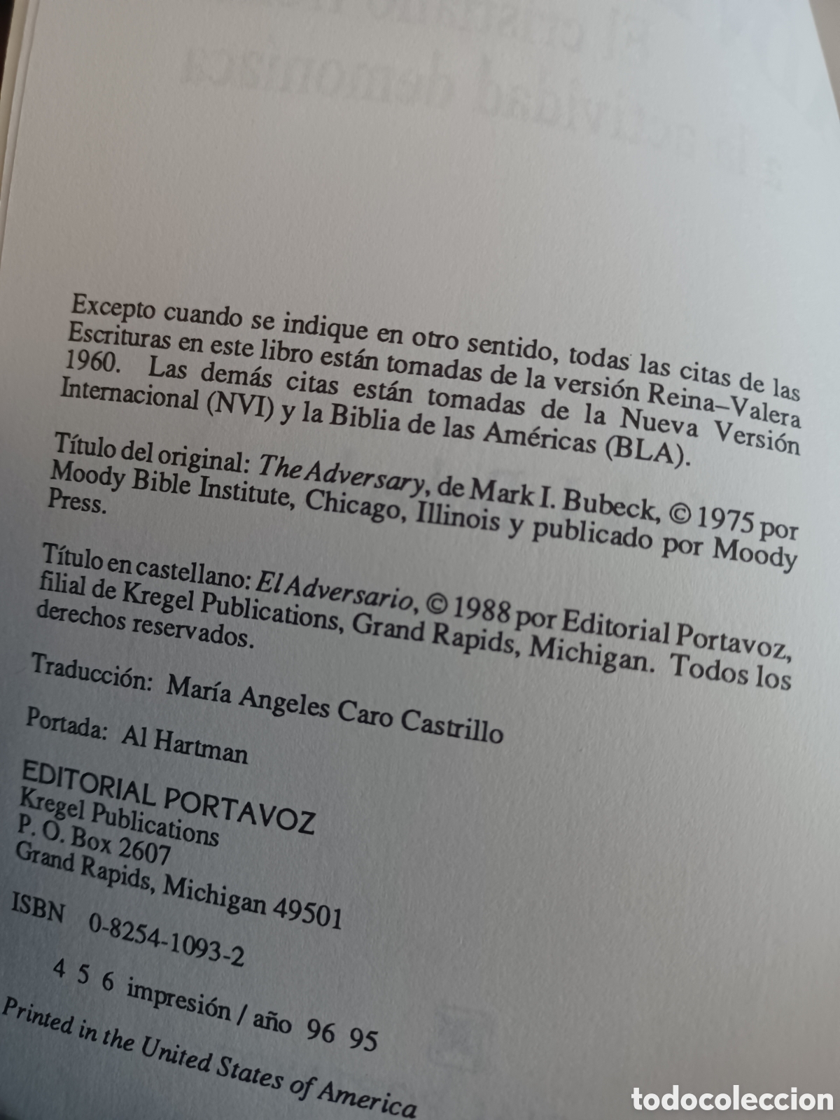 Libros: Barybook 235. El adversario Mark L.Bubeck - Foto 4