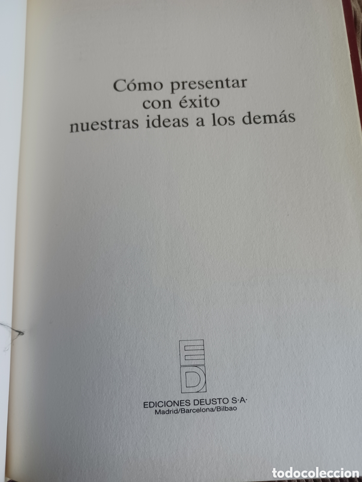 Libros: Barybook 127. C&oacute;mo presentar con &eacute;xito en sus ideas a los dem&aacute;s biblioteca Deusto - Foto 1