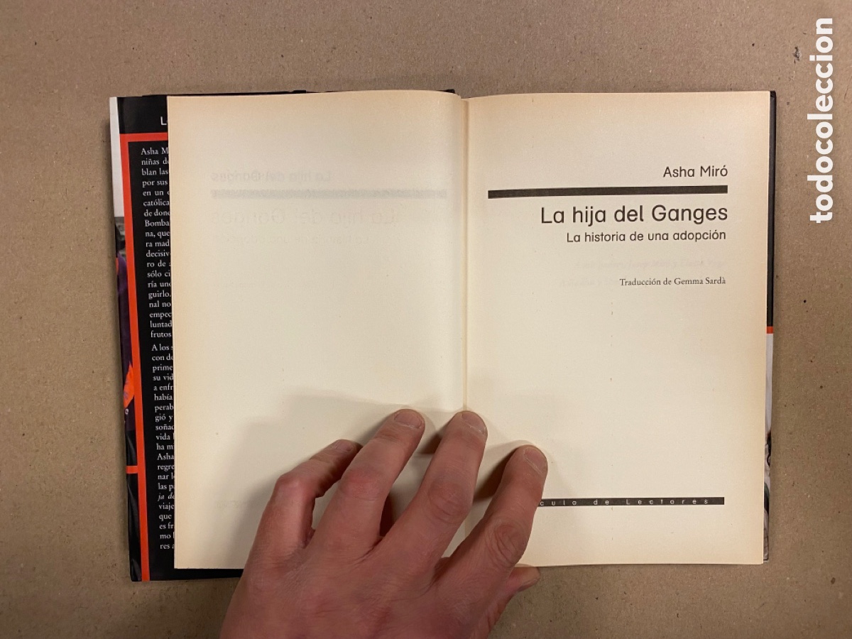 Libros: LA HIJA DEL GANGES. ASHA MIR&Oacute;. C&Iacute;RCULO DE LECTORES 2007. - Foto 2