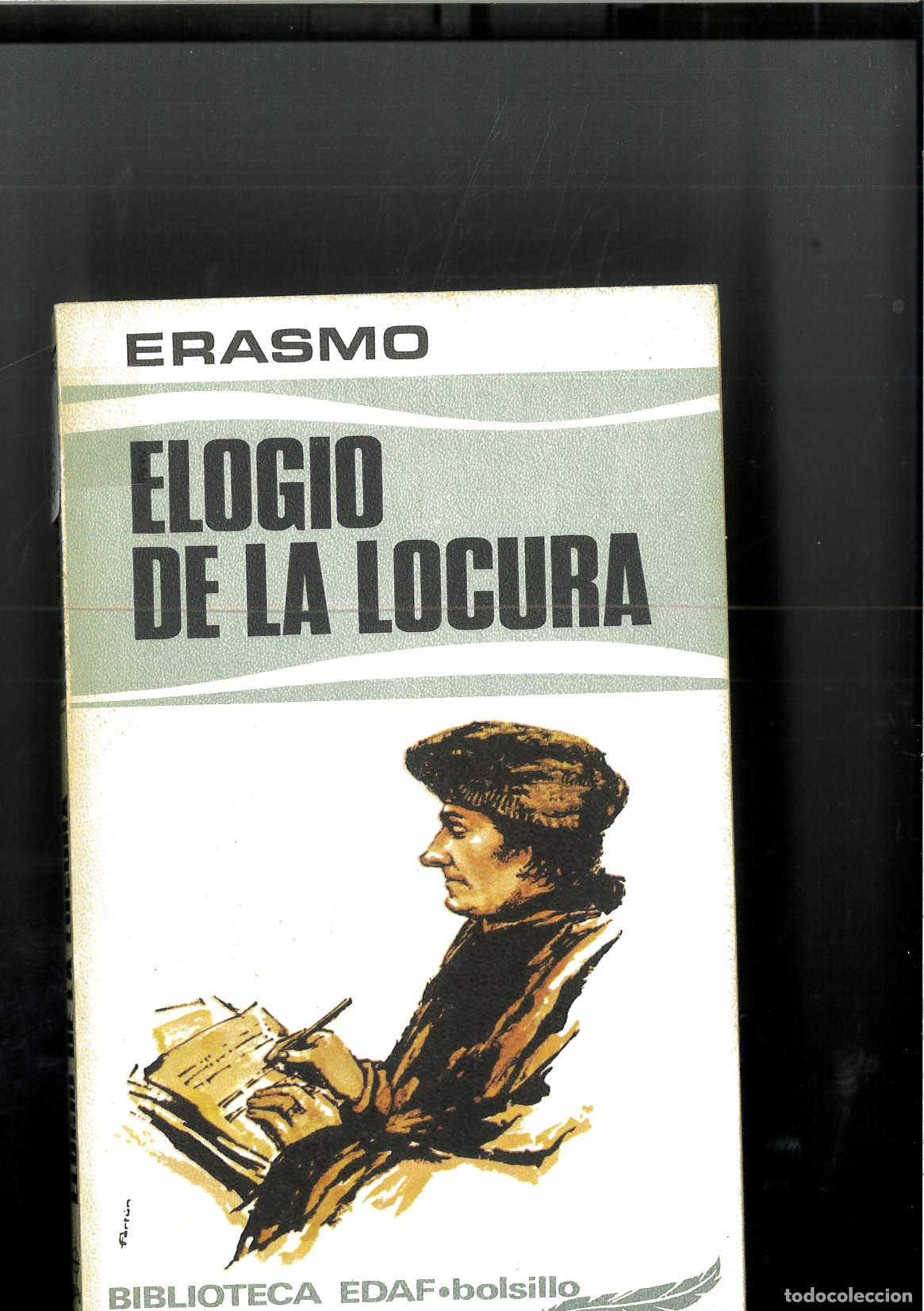 Libros: ELOGIO DE LA LOCURA - ERASMO - Foto 1