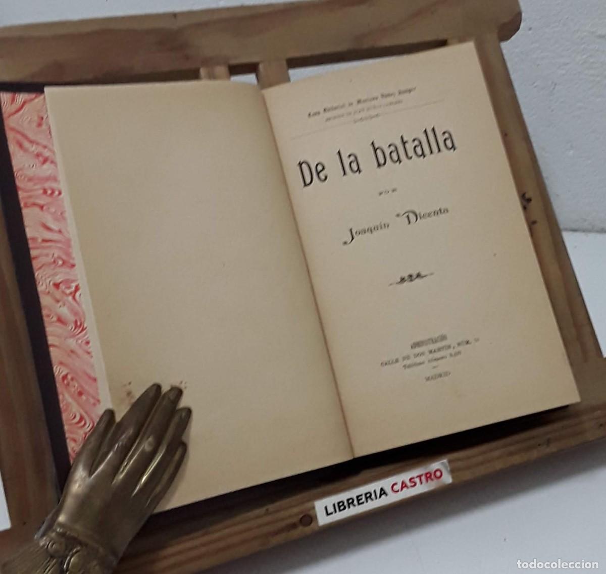 Libros: De la Batalla - Joaqu&iacute;n Dicenta. - Foto 1