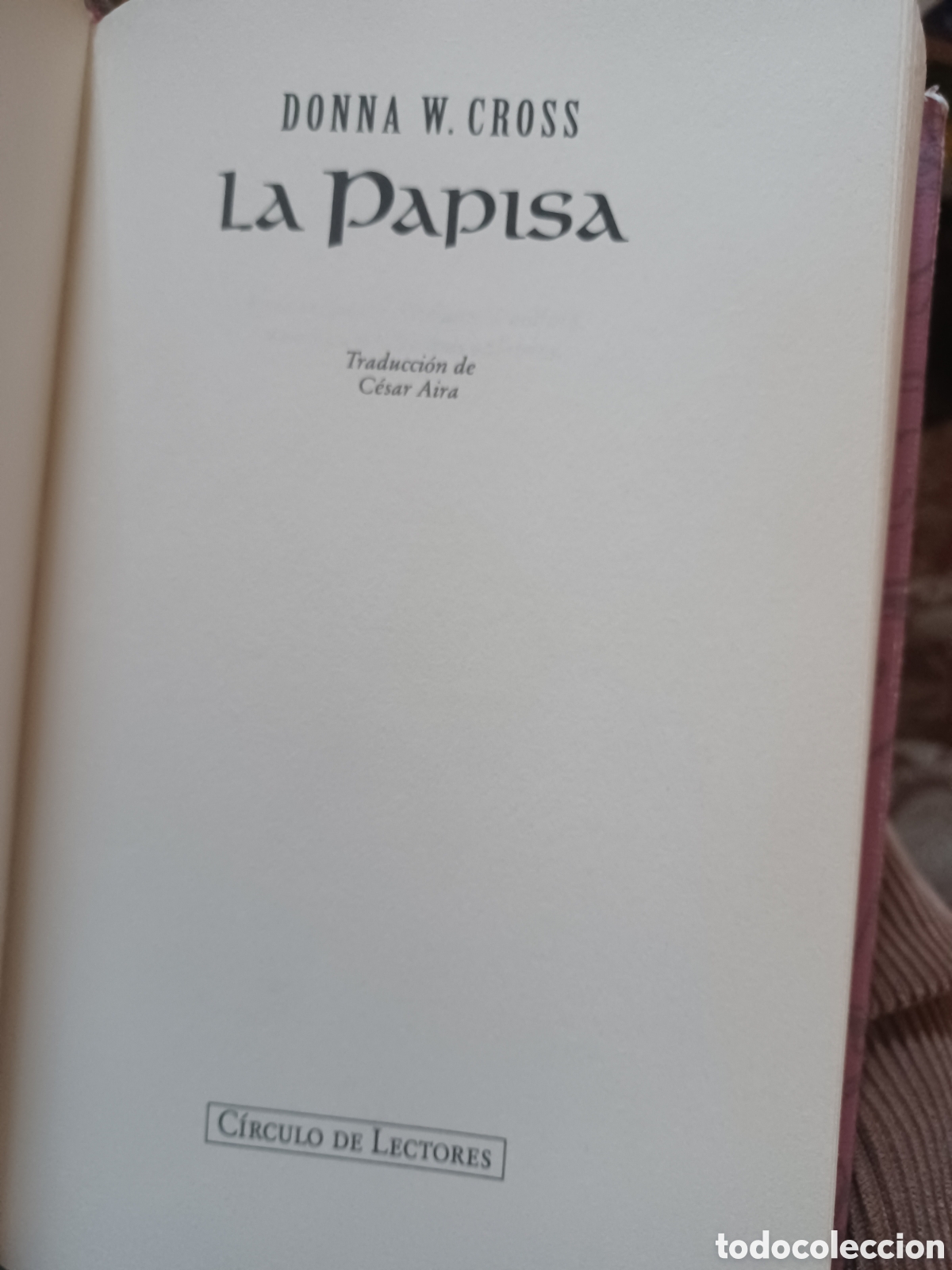 Libros: Barybook 226. La papisa Donna W Cross C&iacute;rculo de Lectores - Foto 4