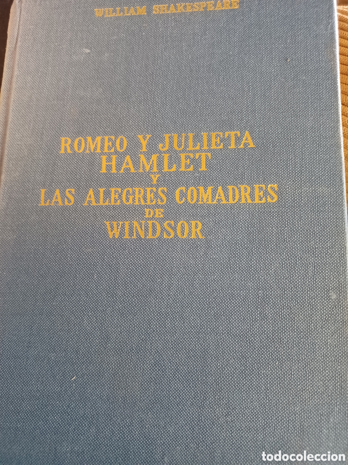 Libros: Barybook 151 Romeo y Julieta hamlet. y los alegres comadres de Windsor William Shakespeare Alonso - Foto 4
