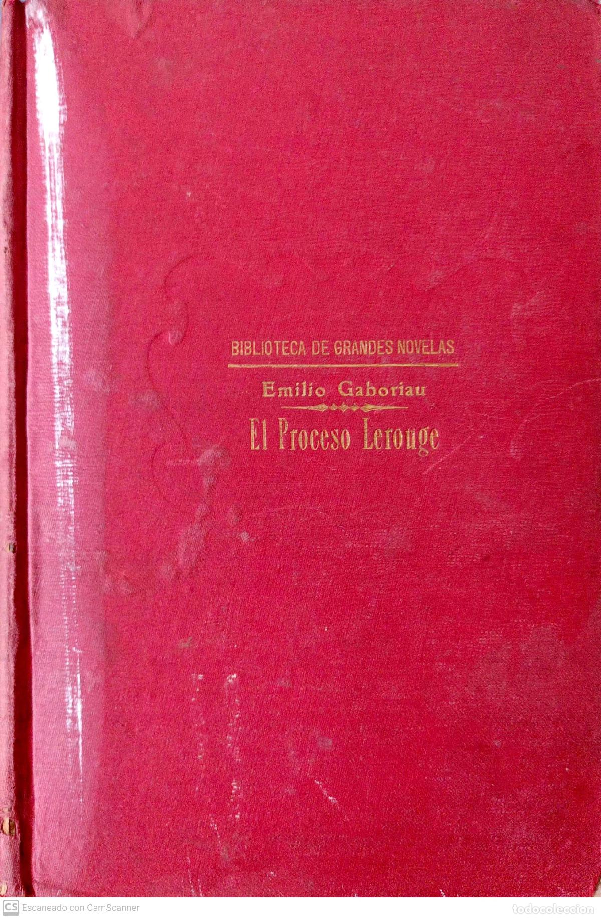 Libros: El proceso Lerouge - Emilio Gaboriau - Foto 2