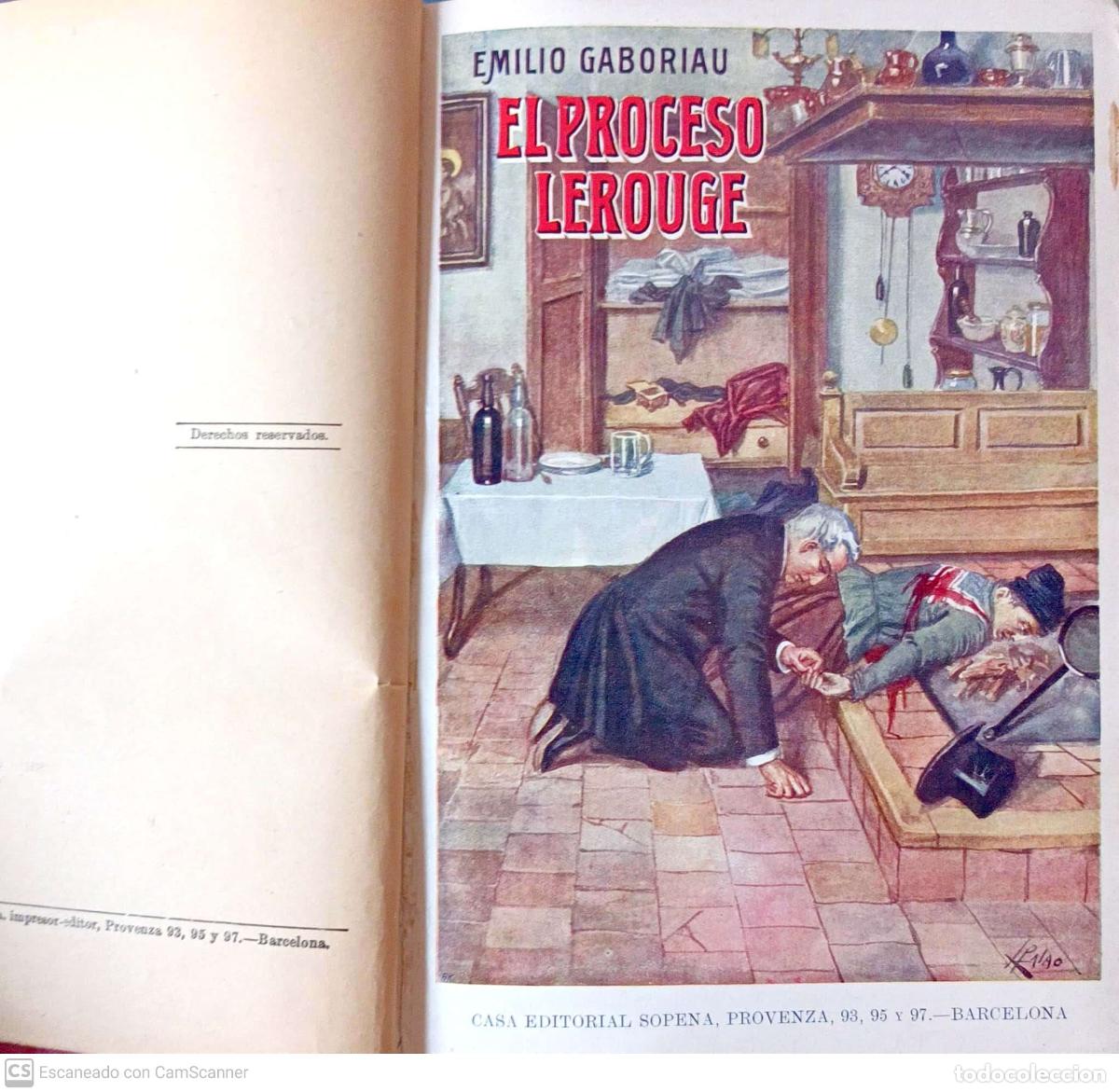 Libros: El proceso Lerouge - Emilio Gaboriau - Foto 1