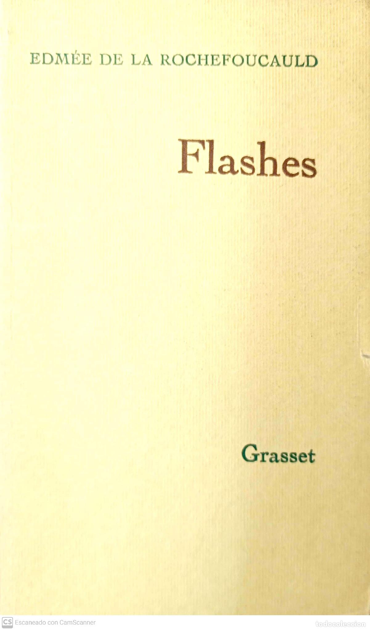 Libros: FLASHES - Rochefoucauld, Edm&eacute;e de la - Foto 1