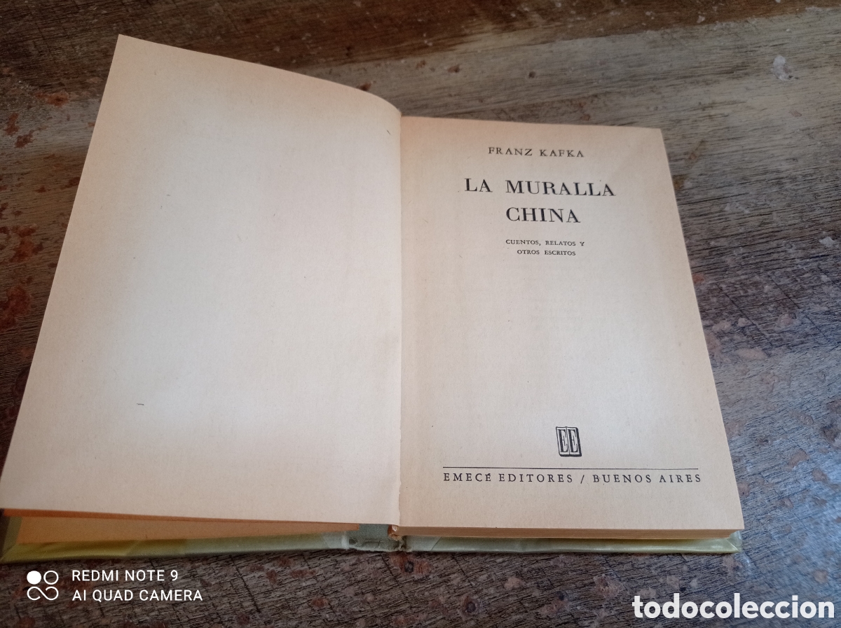 Libros: La muralla china kafka - Foto 1
