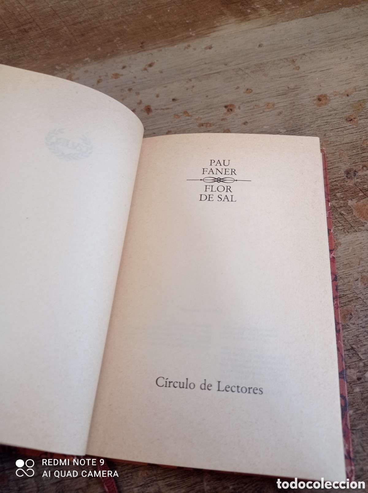 Libros: Flor de sal pau faner - Foto 1