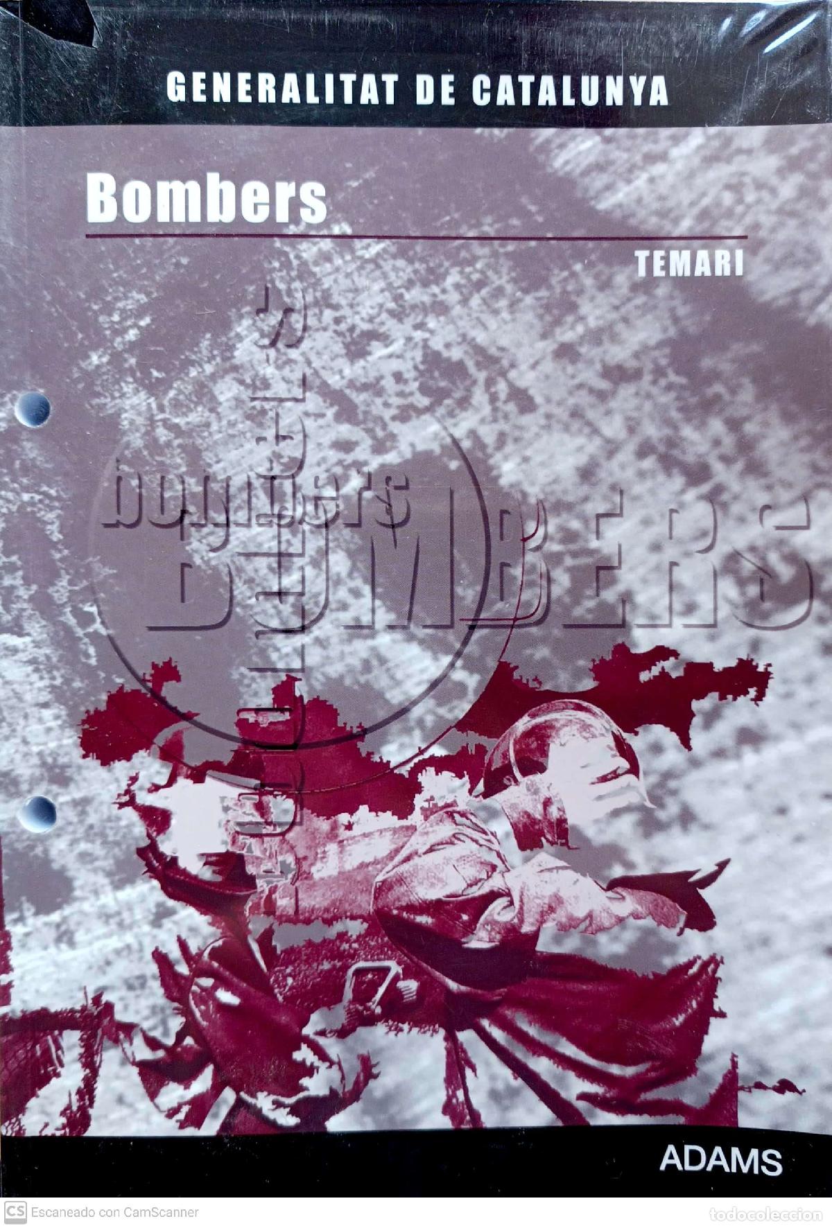 Libros: Bombers Temari Generalitat de Catalunya - Adams - Foto 1