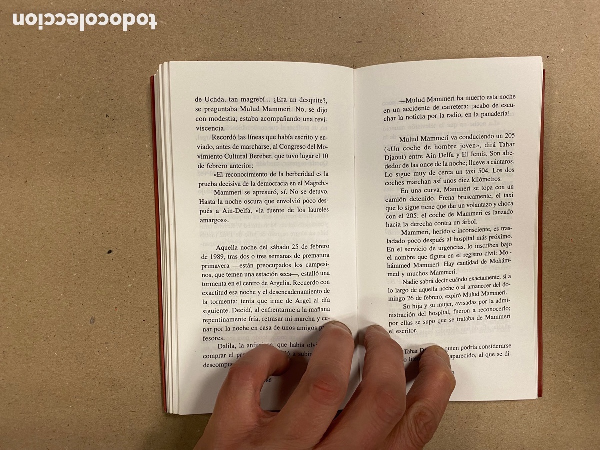 Libros: EL BLANCO DE ARGELIA. ASSIA DJEBAR. EDICIONES DEL ORIENTE Y DEL MEDITERR&Aacute;NEO 1998. - Foto 4