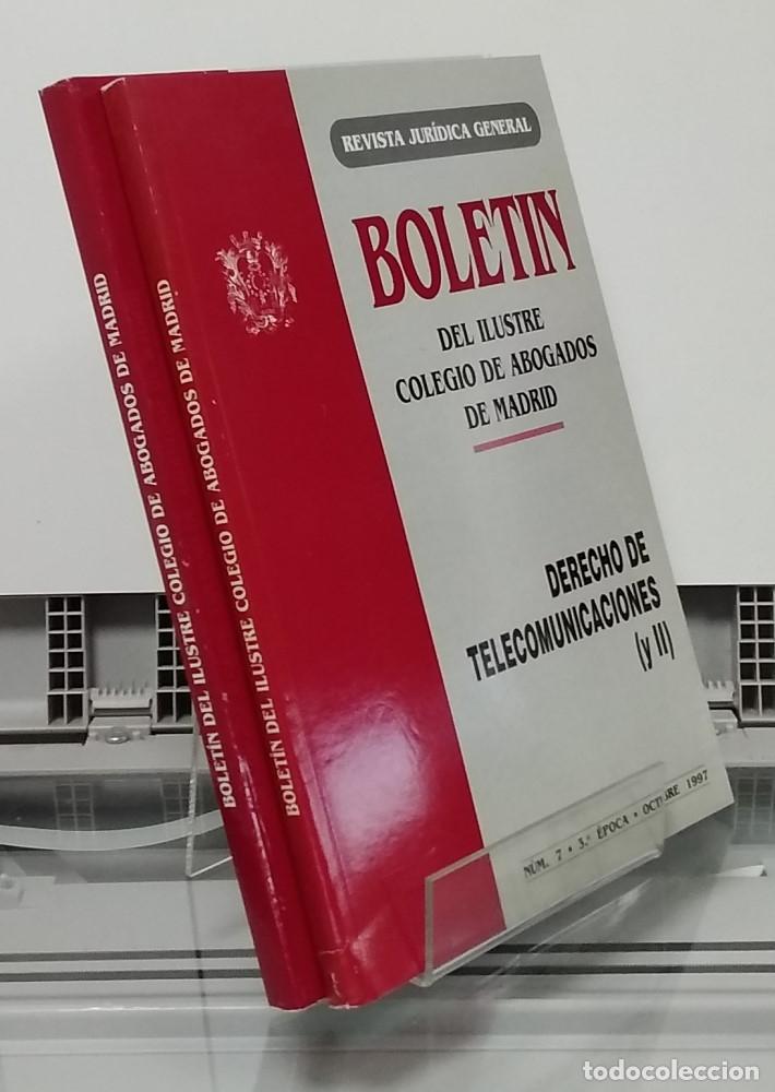 Livres: Derecho de telecomunicaciones I y II (los dos tomos, obra completa), 6 y 7, 3&ordf; &eacute;poca, octubre de 199