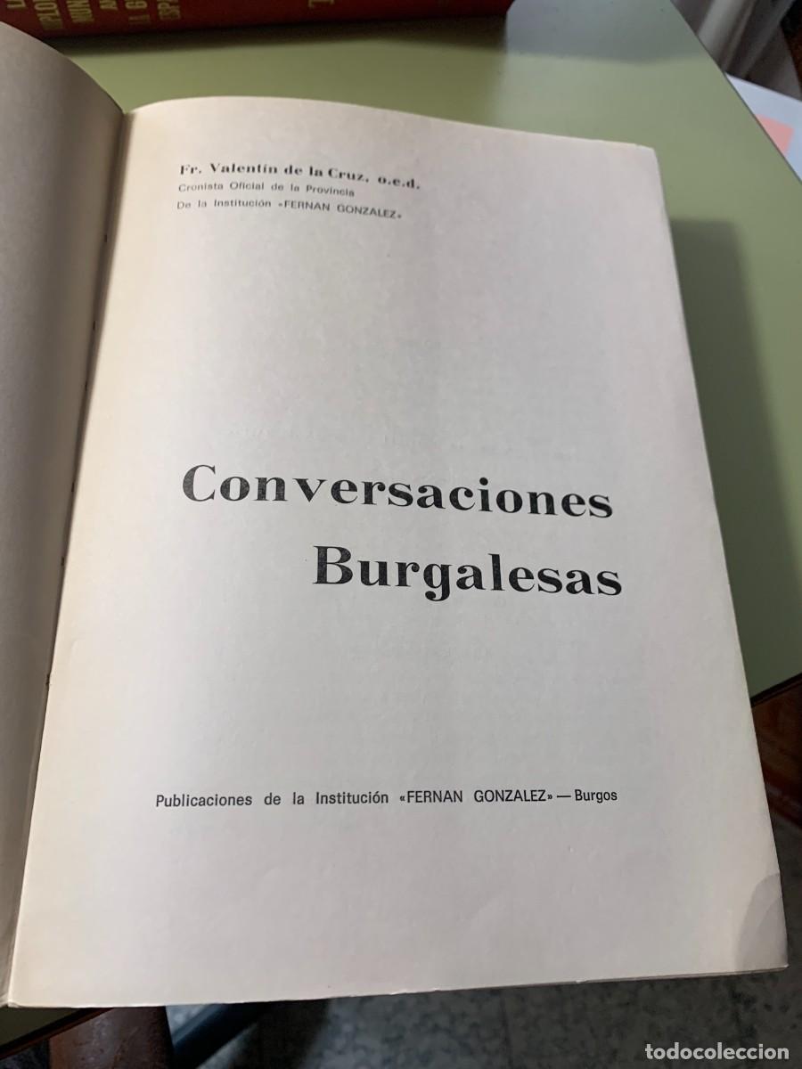 Libros: CONVERSACIONES BURGALESAS, Fr. VALENTIN DE LA CRUZ - Foto 2