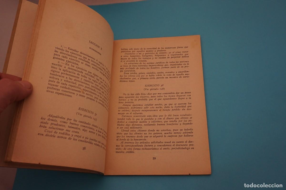 Libros: AR18B/ EJERCICIOS DE ESTENOGRAFIA - SISTEMA BOADA - ALFONSO MIQUEL VILANOVA - Foto 4