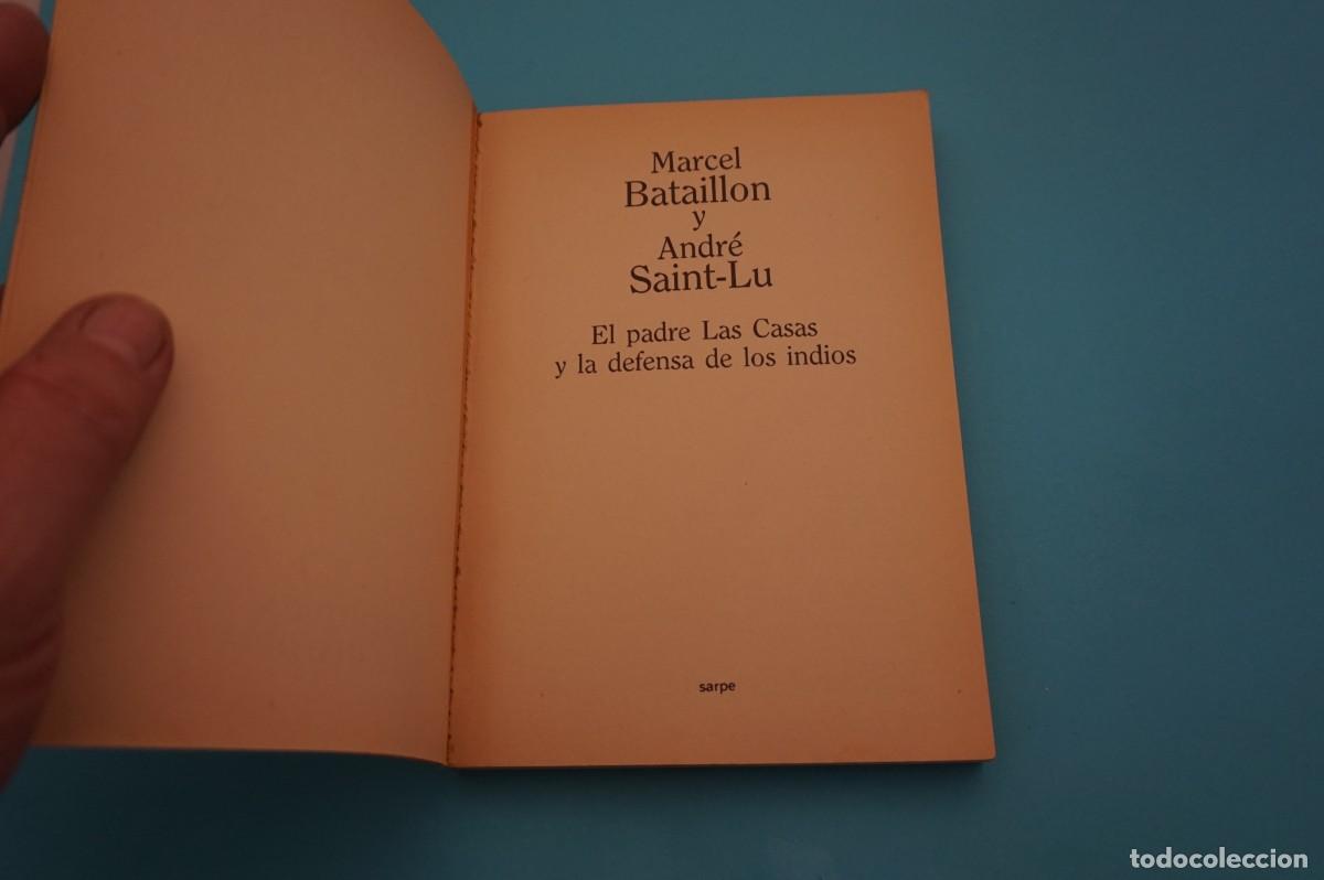 Libros: 7B/ EL PADRE LAS CASAS Y LA DEFENSA DE LOS INDIOS - MARCEL BATAILLON & ANDRE SAINT-LU - Foto 2