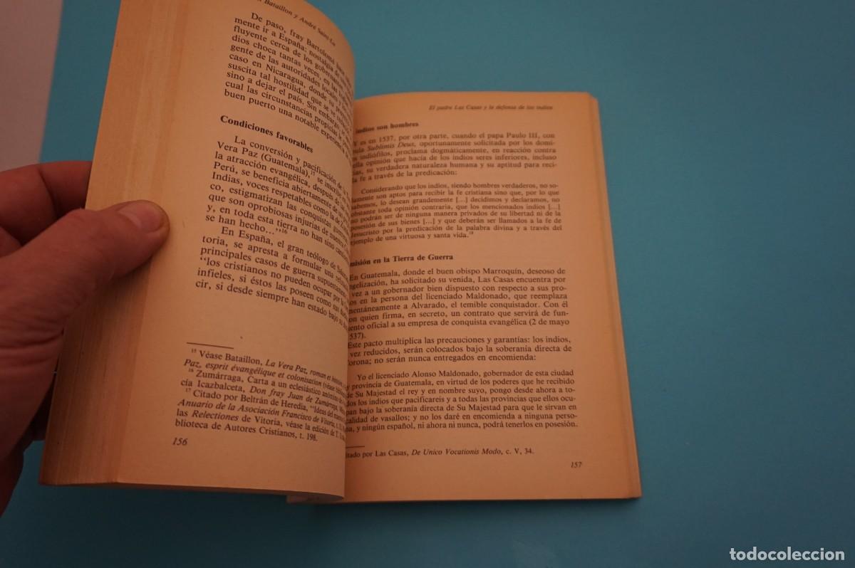 Libros: 7B/ EL PADRE LAS CASAS Y LA DEFENSA DE LOS INDIOS - MARCEL BATAILLON & ANDRE SAINT-LU - Foto 4