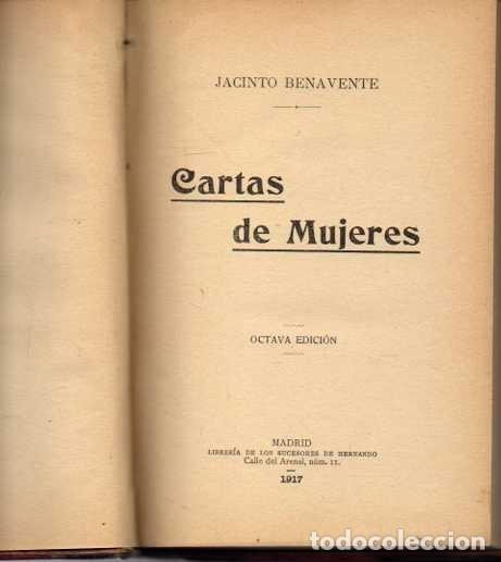 Libros: CARTAS DE MUJERES. - BENAVENTE, Jacinto. - Foto 1