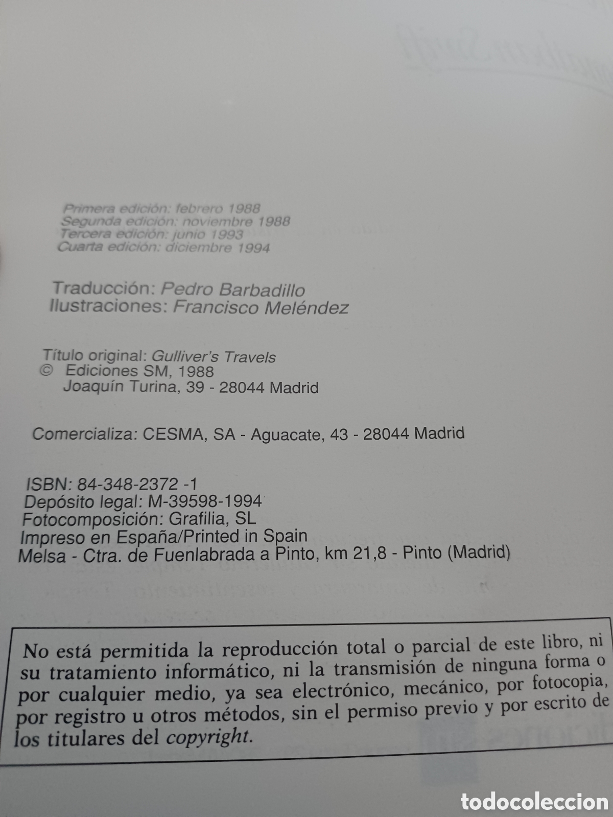 Libros: Barybook C100. Los viajes de Gulliver Jonathan Swift SM - Foto 3