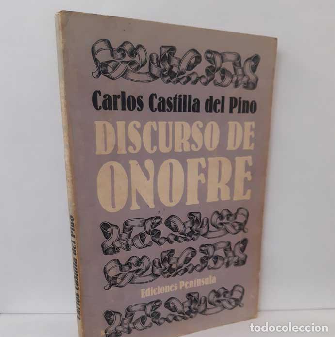 Libros: DISCURSO DE ONOFRE - CASTILLA DEL PINO, CARLOS - Foto 1